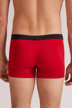 Boxershorts i Superior-bomull röd smoking