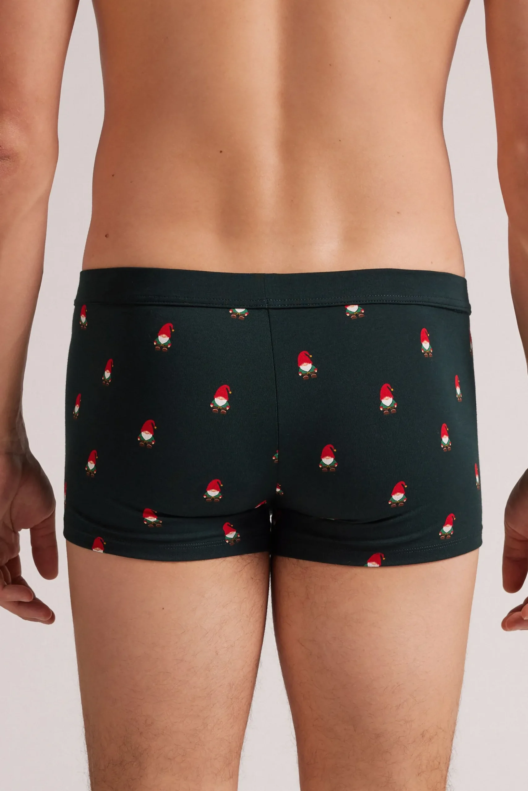 Boxershorts i Superior-bomull med tomtemönster