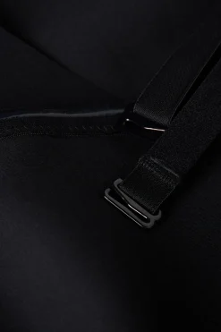 Culottes med hög midja i mikrofiber utan sömmar