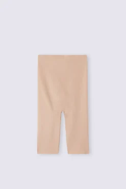 Formande shorts i bomull med hög midja