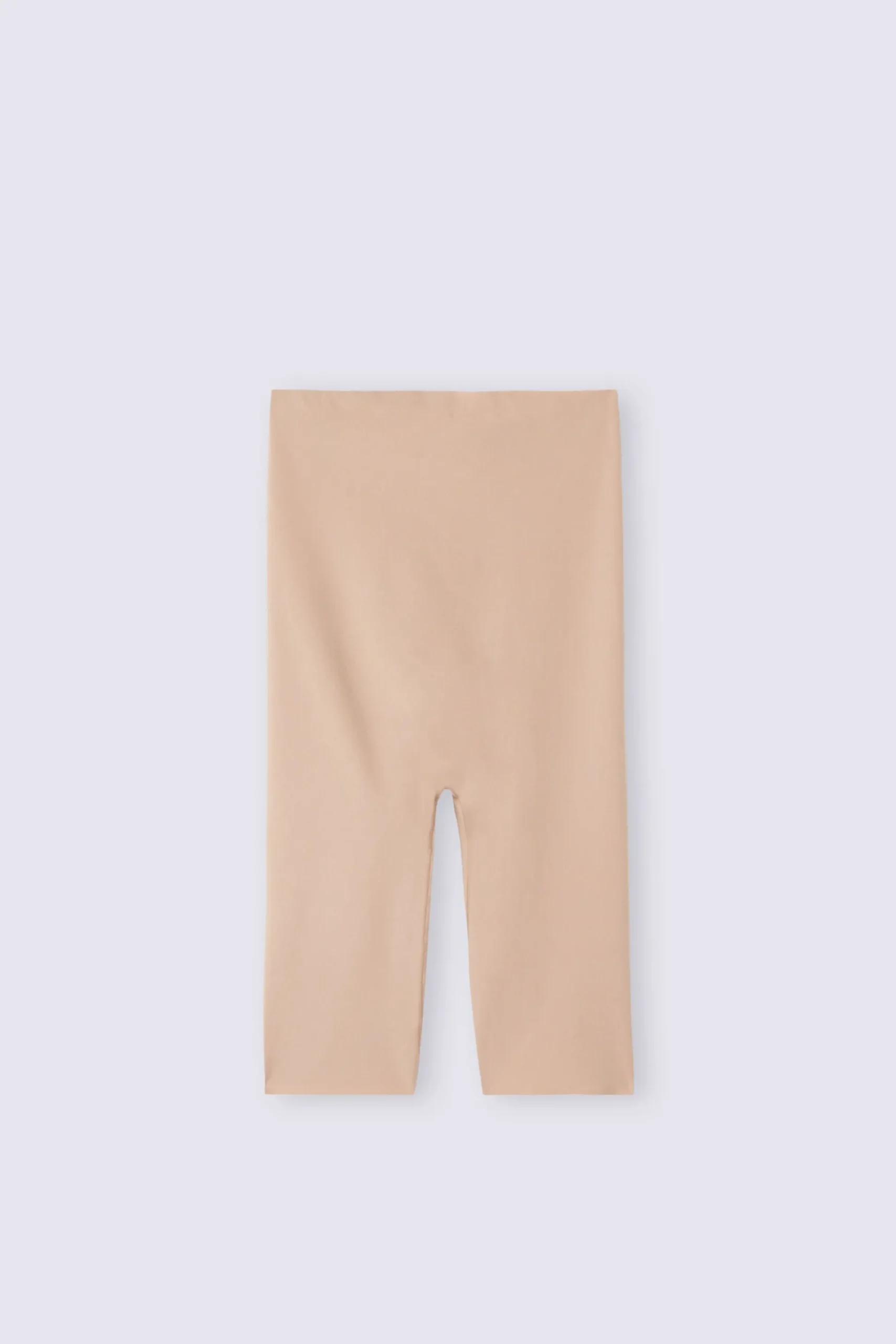 Formande shorts i bomull med hög midja