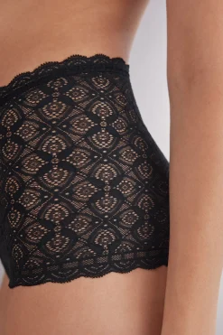 High-Rise Lace franska trosor