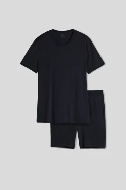 Kort pyjamas i Superior-bomull