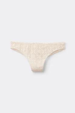 Lace and Microfibre Brazilian trosor
