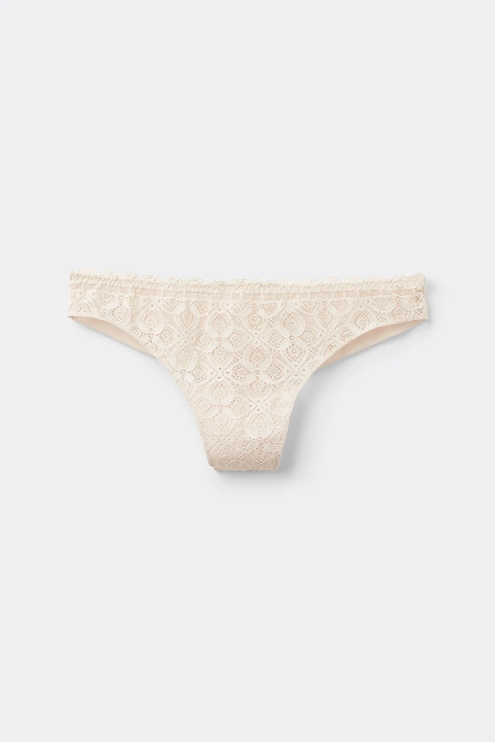 Lace and Microfibre Brazilian trosor