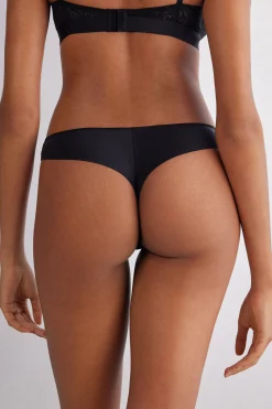 Lace and Microfibre Brazilian trosor