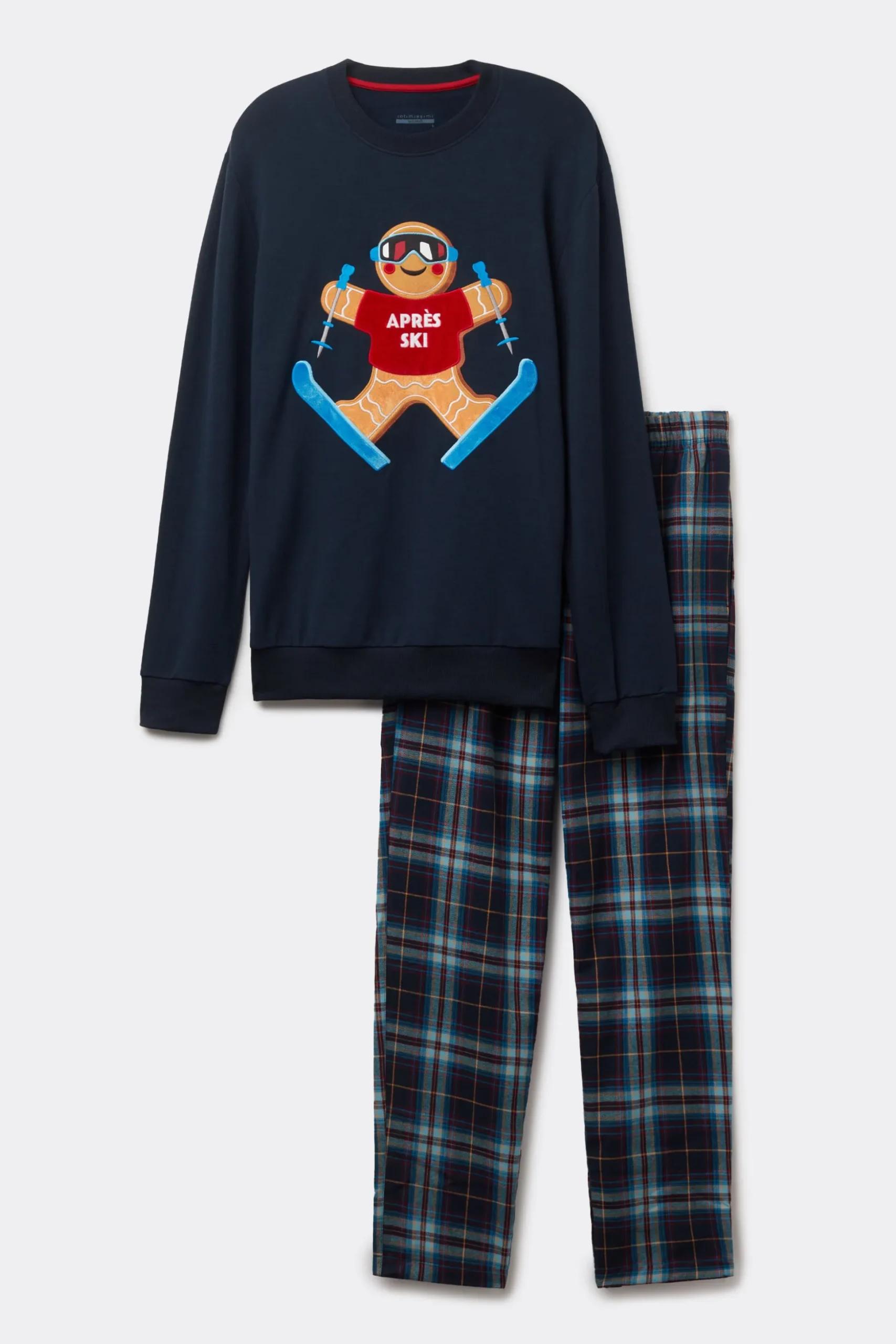 Lång pyjamas i modal Gingerbread Apres Ski