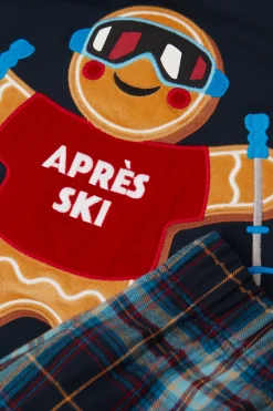 Lång pyjamas i modal Gingerbread Apres Ski