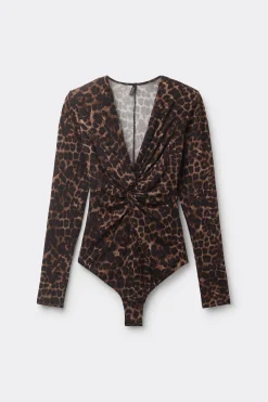 L&aring;ng&auml;rmad body i modal Luxurious Leopard