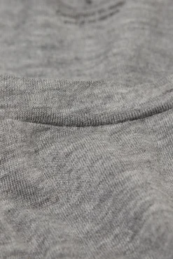 Långärmad tröja i modal Ultralight med kashmir och djup urringning