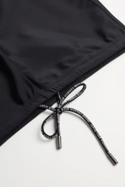 Plain Square-Cut Swim Trunks
