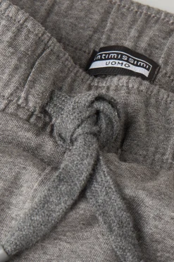 Shorts i bomull med veck