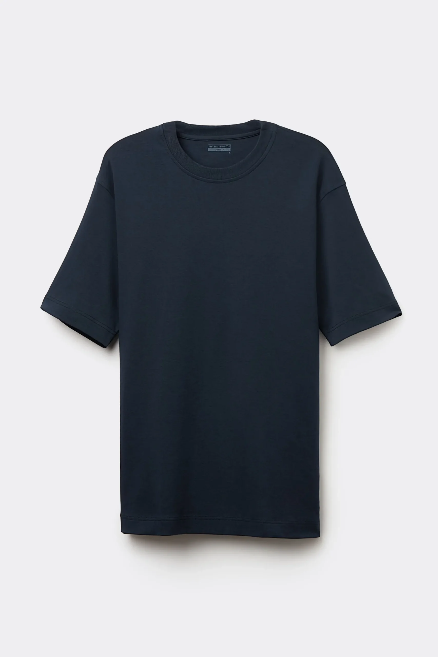 T-shirt oversize i interlockstickad bomull