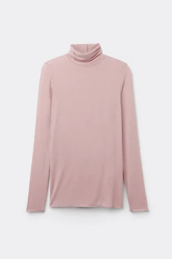 Ultralight topp med h&ouml;g hals i modalkashmir